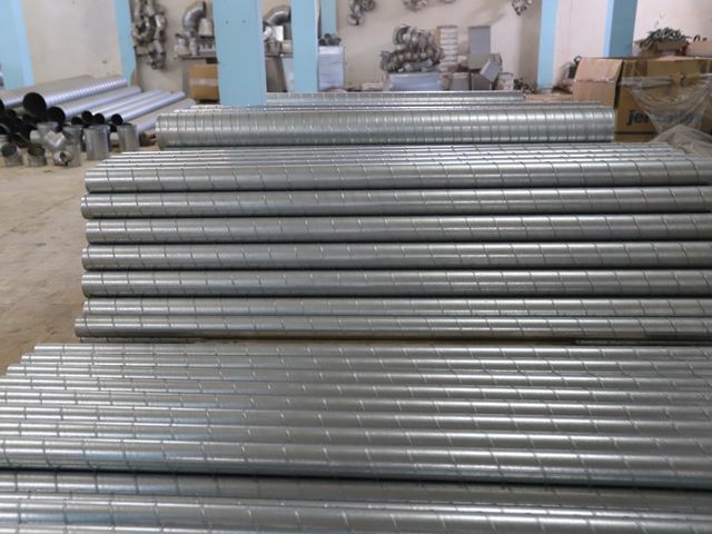 Gaine circulaire galvanisée